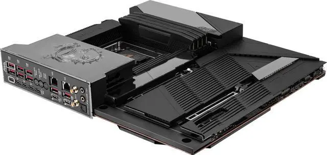 MSI MEG Z890 GODLIKE  E ATX   Supports Intel Core Ultra Processors  Series 2   LGA 1851   Dynamic Dashboard III  EZ Slide M 2  DDR5  9200  MT/s OC   M 2 & PCIe 5 0  Thunderbolt 5  Wi Fi 7  10G LAN