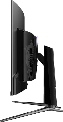 MSI MPG 321CURX QD OLED 32 inch 3840 x 2160  UHD  Computer Monitor  240Hz  Adaptive Synch  HDMI  DP Port  VESA Mountable  Tilt  Speaker  0 03ms  Black