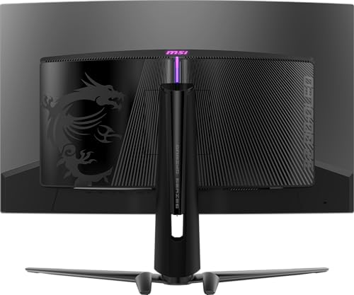 MSI MPG 321CURX QD-OLED Monitor de computadora de 32 pulgadas 3840 x 2160 (UHD), 240Hz, sincronización adaptativa, HDMI, puerto DP, montaje VESA, inclinación, altavoz, 0.03 ms, negro