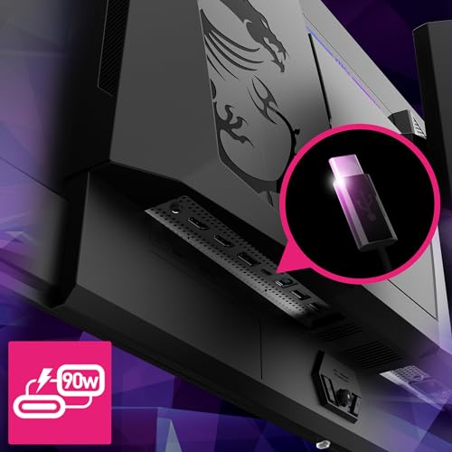 MSI MPG 321URX QD OLED  32 4K UHD Quantum Dot OLED Gaming Monitor  3840 x 2160  0 03ms  240Hz  True Black HDR 400  90W USB Type C  HDMI  DP Port
