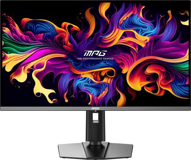 MSI MPG 321URX QD OLED 32" 16 9  QD OLED Gaming Monitor  240Hz 0 03ms  3840 x 2160  UHD   Height Adjustable Arm  RGB  AI ENGINE