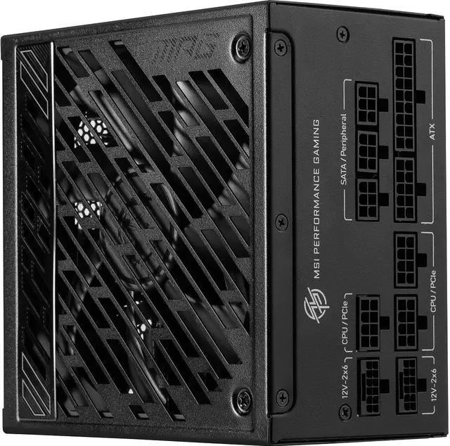 MSI MPG A1000GS PCIE5  Fully Modular Gaming 1000W Power Supply  80  Gold  Dual 12V 2x6 Cables  Server grade Capacitor  ATX 3 1 & PCIe 5 1 Ready  Low Noise  Semi Digital  10 Year Warranty