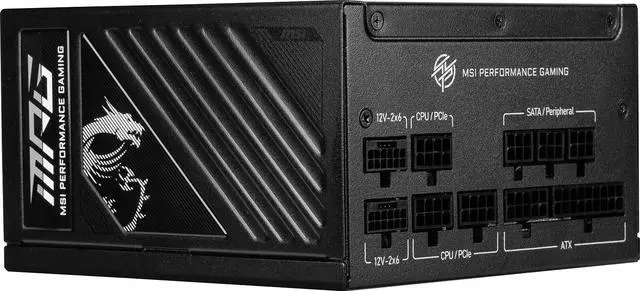 MSI MPG A1000GS PCIE5  Fully Modular Gaming 1000W Power Supply  80  Gold  Dual 12V 2x6 Cables  Server grade Capacitor  ATX 3 1 & PCIe 5 1 Ready  Low Noise  Semi Digital  10 Year Warranty