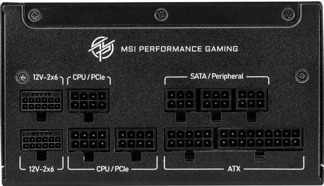 MSI MPG A1000GS PCIE5  Fully Modular Gaming 1000W Power Supply  80  Gold  Dual 12V 2x6 Cables  Server grade Capacitor  ATX 3 1 & PCIe 5 1 Ready  Low Noise  Semi Digital  10 Year Warranty