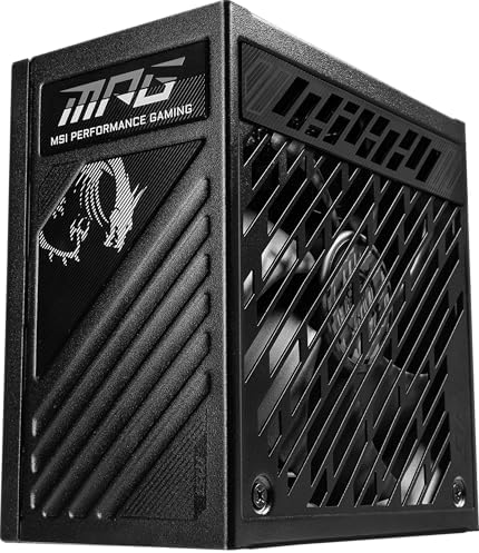 MSI MPG A1000GS PCIE5 II  Fully Modular Gaming 1000W Power Supply  80  Gold  Dual 12V 2x6 Cables  Server Grade Capacitor  ATX 3 1 & PCIe 5 1 Ready  Low Noise  8 pin PCIe x 3  10 Year Warranty