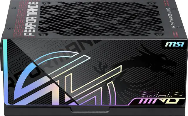 MSI MPG Ai1600TS PCIE5  Fully Modular Gaming 1600W Power Supply  80  Titanium  Dual 12V 2x6 Cables  GPU Safeguard   SiC MOSFETs  Fan Safeguard  ATX 3 1 & PCIe 5 1 Ready  12 Year Warranty