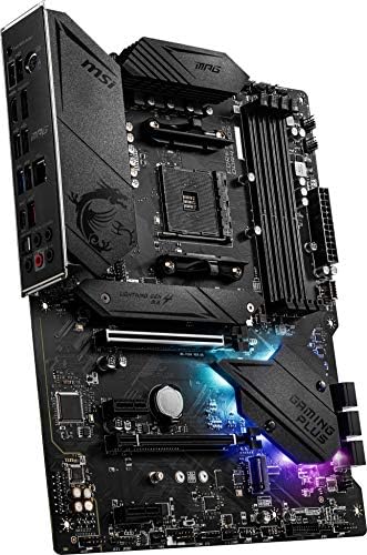 MSI MPG B550 Gaming Plus Gaming Motherboard  AMD Ryzen 5000  AM4  DDR4  PCIe 4 0  SATA 6Gb/s  M 2  USB 3 2 Gen 2  HDMI/DP  ATX 