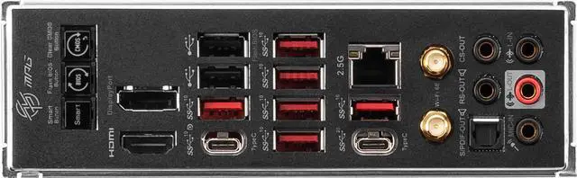 MSI MPG X670E CARBON WIFI DDR5 AM5 AMD Ryzen  7000 Series SATA 6Gb/s  ATX Motherboards  Wi Fi 6E  2 5G Network Solution