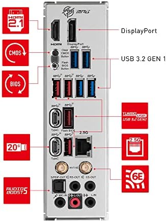 MSI MPG Z790 Edge WiFi Gaming Motherboard  Supports 12th/13th Gen Intel Processors  LGA 1700  DDR5  PCIe 5 0  M 2  2 5Gbps LAN  USB 3 2 Gen2  Wi Fi 6E  ATX   Renewed 