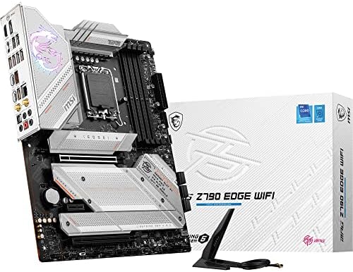 MSI MPG Z790 Edge WiFi Gaming Motherboard  Supports 12th/13th Gen Intel Processors  LGA 1700  DDR5  PCIe 5 0  M 2  2 5Gbps LAN  USB 3 2 Gen2  Wi Fi 6E  ATX   Renewed 