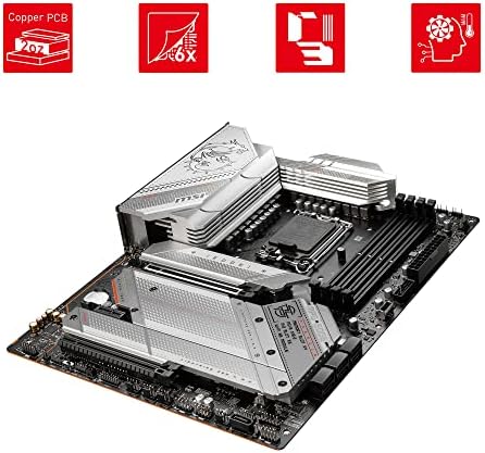 MSI MPG Z790 Edge WiFi Gaming Motherboard  Supports 12th/13th Gen Intel Processors  LGA 1700  DDR5  PCIe 5 0  M 2  2 5Gbps LAN  USB 3 2 Gen2  Wi Fi 6E  ATX   Renewed 
