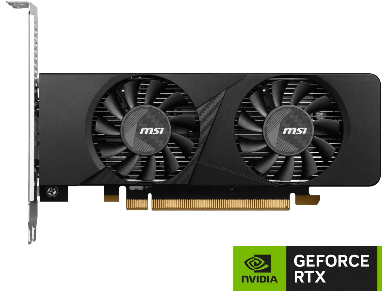 MSI NVIDIA GeForce RTX 3050 Graphic Card  6 GB GDDR6  Low profile