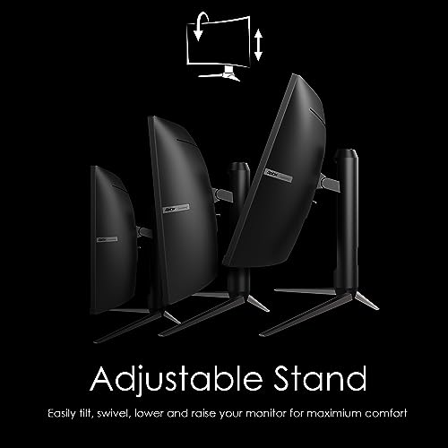 MSI Optix MAG342CQR 1500R Curvature 21 9 Aspect Ratio Narrow Bezel 1ms 3440 x 1440  UWQHD  144Hz Refresh Rate Tilt/Swivel/Height/Pivot Adjustment 34 AMD Freesync Gaming Curved Monitor  Black