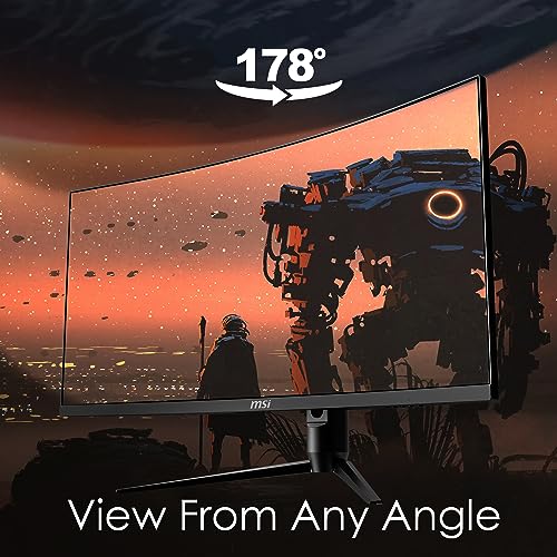 MSI Optix MAG342CQR 1500R Curvature 21 9 Aspect Ratio Narrow Bezel 1ms 3440 x 1440  UWQHD  144Hz Refresh Rate Tilt/Swivel/Height/Pivot Adjustment 34 AMD Freesync Gaming Curved Monitor  Black