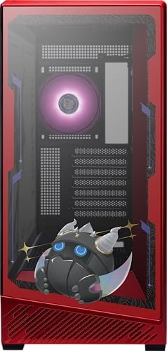 MSI PANO 130R MLG Edition   ATX Mid Tower Gaming PC Case   270 degree Tempered Glass Panel   Liquid Cooling Support up to 360mm Radiator   Pre Installed 4X ARGB Fans