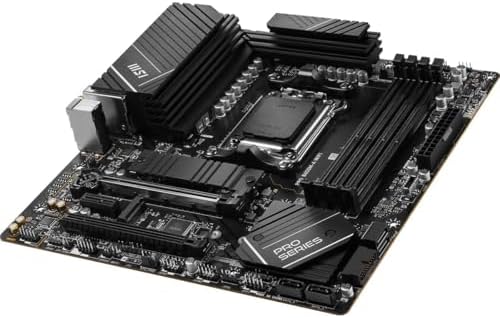 MSI PRO B650M A WiFi V1 Motherboard  Micro ATX   Supports AMD Ryzen 9000/8000 / 7000 Series Processors  AM5   DDR5 Memory Boost 6000 MHz/OC  2 x PCIe 4 0 x16  2 x M 2 Gen4  2 5G LAN