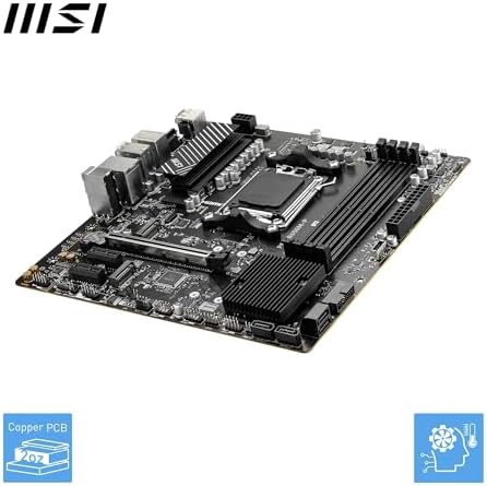 MSI PRO B650M P V1 Motherboard  Micro ATX   Supports AMD Ryzen 9000/8000 / 7000 Series Processors  AM5   DDR5 Memory Boost 6000 MHz/OC  1 x PCIe 4 0 x16  2 x M 2 Gen4  2 5G LAN