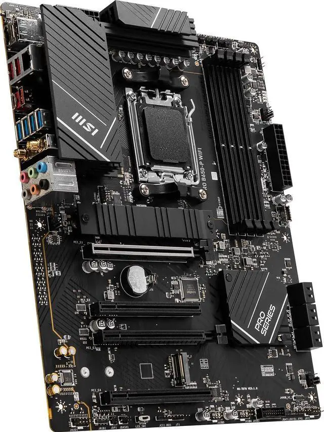 MSI PRO B650 P WIFI AMD AM5 B650 ATX M 2 Desktop Motherboard A