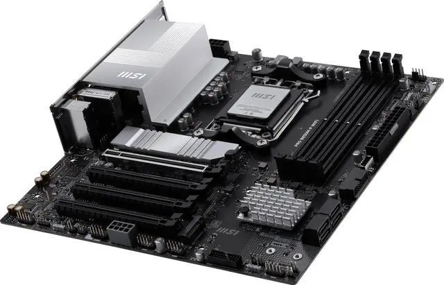 MSI PRO B850M P WIFI AM5 AMD B850 support PCIe 5 0 SATA 6Gb/s Displayport1 4 HDMI Wi Fi 7 5G LAN  Bluetooth 5 4 Micro ATX  AMD Motherboards