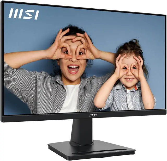 MSI PRO MP225  22 inch IPS 1920 x 1080  FHD  Computer Monitor  100Hz  Adaptive Sync  HDMI  Video Port  VESA Mountable  Tilt  1ms  Black