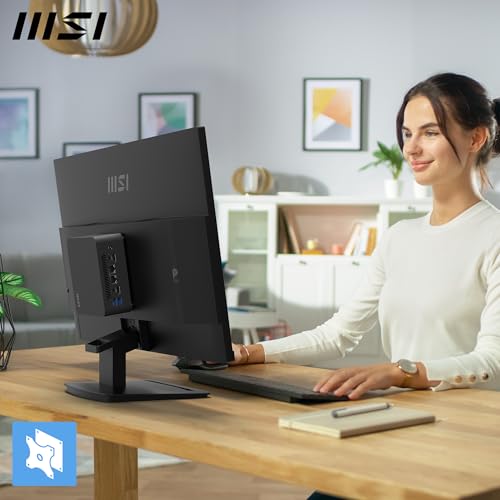 MSI PRO MP243L E14 24 inch IPS 1920 x 1080  FHD  Gaming Office Monitor  144Hz  Adaptive Synch  HDR Ready  HDMI  VGA Port VESA Mountable  Tilt  4 Side Slim Bezel 1ms  Black