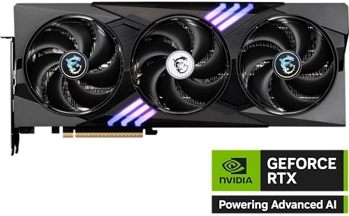 MSI RTX 5070 12G Gaming Trio OC Graphics Card  12GB GDDR7  192 bit  Extreme Performance  2625 MHz  DisplayPort x3 2 1a  HDMI 2 1b  NVIDIA Blackwell Architecture 