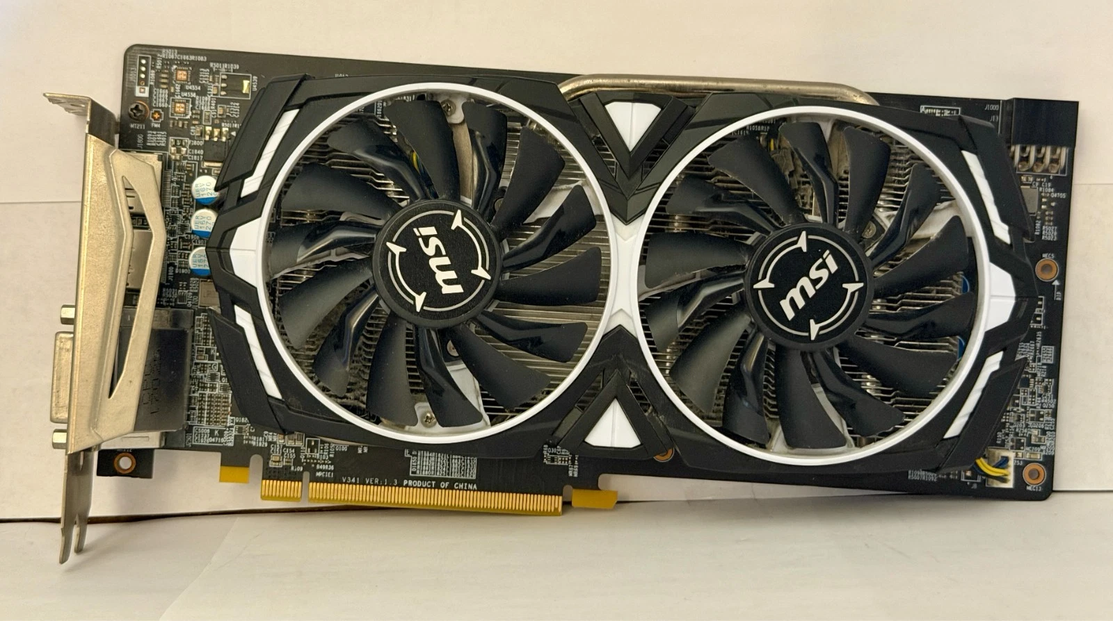 MSI Radeon RX 580 ARMOR 4G OC 4GB GDDR5 Graphics Card HDMI DP DVI PCIe