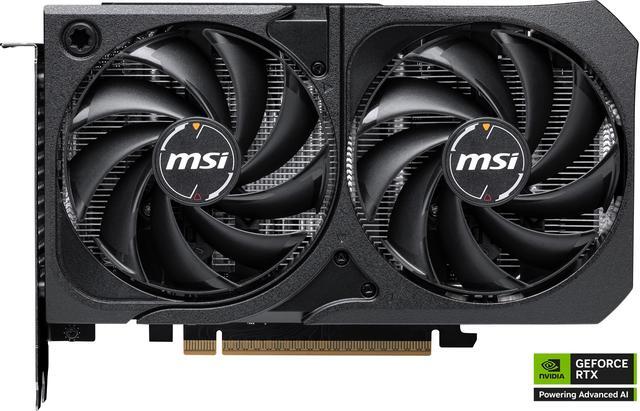 MSI SHADOW GeForce RTX 5060 8GB GDDR7 PCI Express 5 0 x 16  use x8  Graphics Card RTX 5060 8G SHADOW 2X OC
