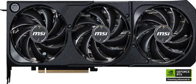 MSI SHADOW GeForce RTX 5070 Ti 16GB GDDR7 PCI Express 5 0 Graphics Card RTX 5070 TI 16G SHADOW 3X OC
