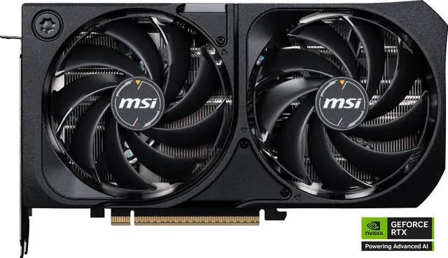 MSI SHADOW GeForce RTX 5070 12GB GDDR7 PCI Express 5 0 ATX Graphics Card RTX 5070 12G SHADOW 2X OC