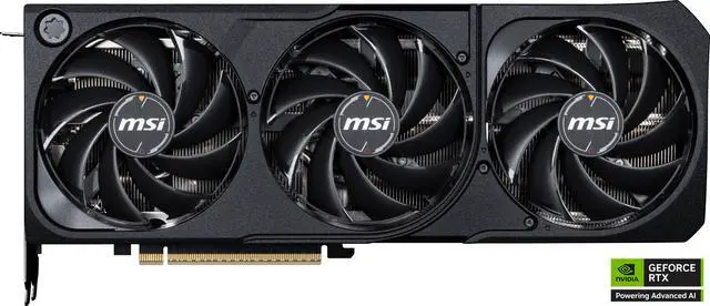 MSI SHADOW GeForce RTX 5070 12GB GDDR7 PCI Express 5 0 ATX Graphics Card RTX 5070 12G SHADOW 3X OC