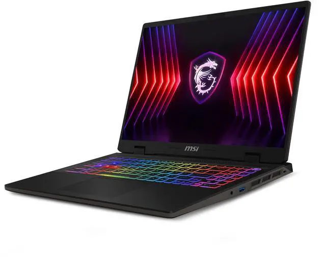 MSI SWORD 16 16" FHD  144Hz Gaming Laptop Intel  Core  i7 14650HX RTX 4060 16GBDDR5 1TB NVMe SSD Win 11 Home  Sword 16 HX B14VFKG 202US  