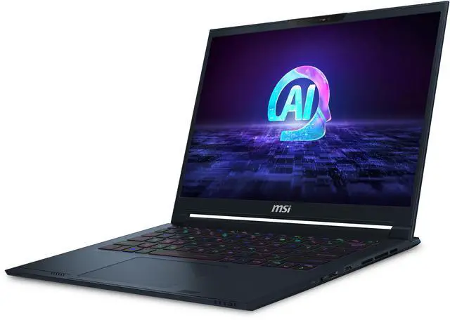 MSI Stealth 14 AI 14" FHD  165Hz NVIDIA GeForce RTX 4050  Intel  Core  Ultra7 155H 16GBDR5 1TB NVMe SSD Win 11PRO Ultra Thin and Light Gaming Laptop A1VEG 090US 