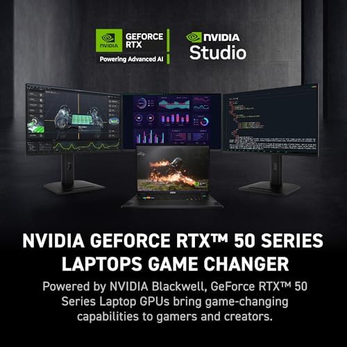 MSI Stealth 18 HX AI 18  120Hz UHD  Gaming Laptop  Intel Ultra 9 275HX  NVIDIA Geforce RTX 5080  64GB DDR5  2TB NVMe SSD  Wi Fi 7  Win 11 Pro  Black A2XWIG 036US