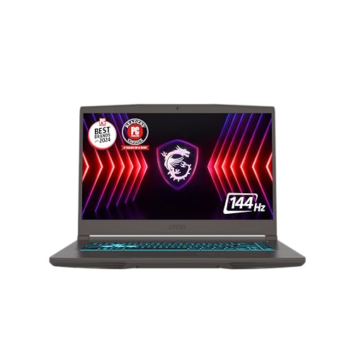 MSI Thin 15 15 6  144Hz FHD Gaming Laptop  Intel Core i7 13620H  NVIDIA Geforce RTX 4050  16GB DDR4  512GB NVMe SSD  WiFi 6E  Win 11  Black B13VE 2678US
