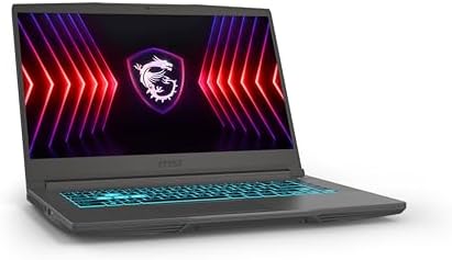 MSI Thin 15 15 6  144Hz FHD Gaming Laptop  Intel Core i7 13620H  NVIDIA Geforce RTX 4050  16GB DDR4  512GB NVMe SSD  WiFi 6E  Win 11  Black B13VE 2678US