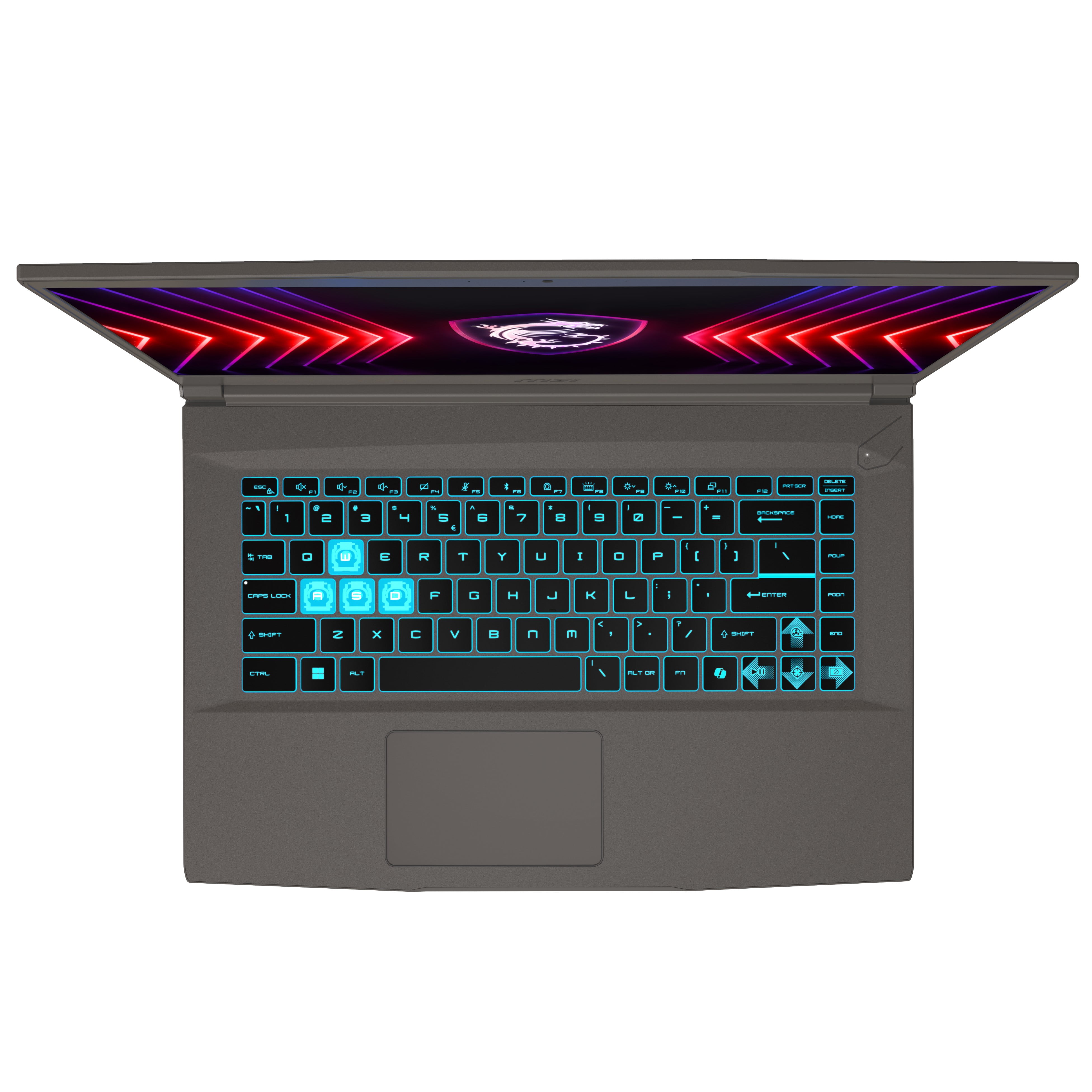 MSI Thin 15 6 inch FHD 144Hz Gaming Laptop Intel Core i5 13420H NVIDIA GeForce RTX 4060   16GB DDR4 512GB SSD Gray  2025 