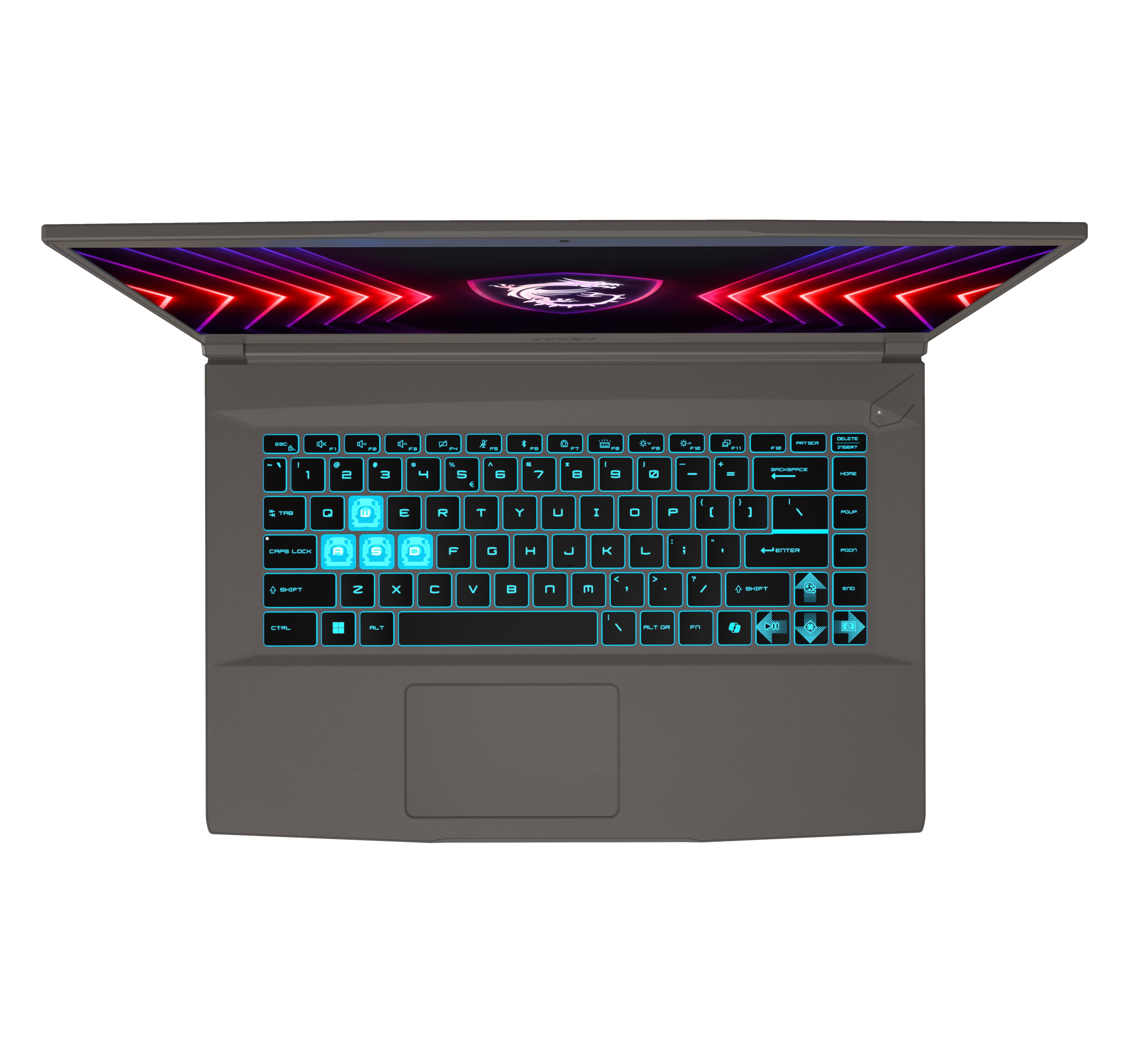 MSI Thin 15 6 inch FHD 144Hz Gaming Laptop AMD Ryzen 5 7535HS NVIDIA GeForce RTX 4060   16GB DDR5 512GB SSD Gray  2025 