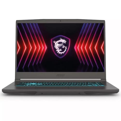 MSI Portátil para juegos delgado de 15.6 pulgadas FHD 144Hz Intel Core i5-13420H NVIDIA GeForce RTX 4060-16GB DDR4 512GB SSD Gris (2025)