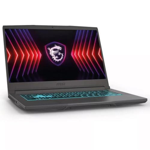 MSI Portátil para juegos delgado de 15.6 pulgadas FHD 144Hz Intel Core i5-13420H NVIDIA GeForce RTX 4060-16GB DDR4 512GB SSD Gris (2025)