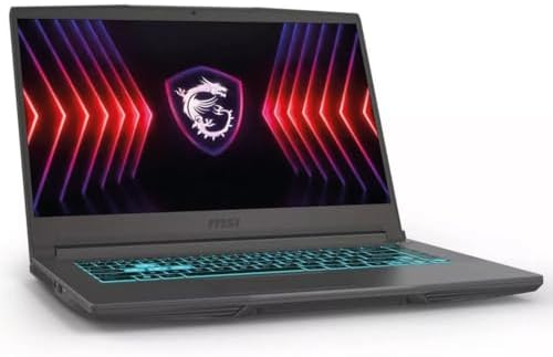 MSI Thin 15 6 inch FHD 144Hz Gaming Laptop Intel Core i5 13420H NVIDIA GeForce RTX 4060 16GB DDR4 512GB SSD Gray  2025