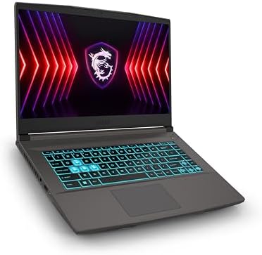 MSI Thin 15 B13VE 1697CA 15 6 144Hz Gaming Laptop Intel  Core  i5 13420H RTX 4050 16GB 512GB NVMe SSD Win11