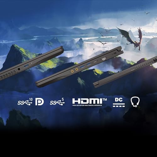 MSI Thin 15 B13VE 1697CA 15 6 144Hz Gaming Laptop Intel  Core  i5 13420H RTX 4050 16GB 512GB NVMe SSD Win11