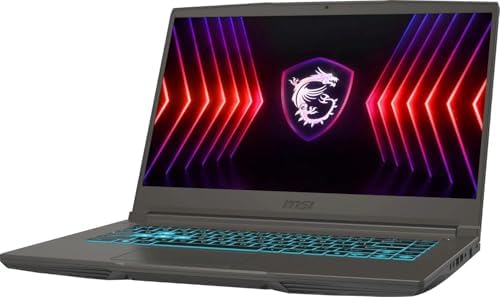 MSI Thin 15 Gaming Laptop 15 6 FHD IPS 144Hz Intel Octa core i5 13420H  Beats i7 12650H  16GB RAM 512GB SSD GeForce RTX 4060 Backlit USB C Win11 w/ICP Hub