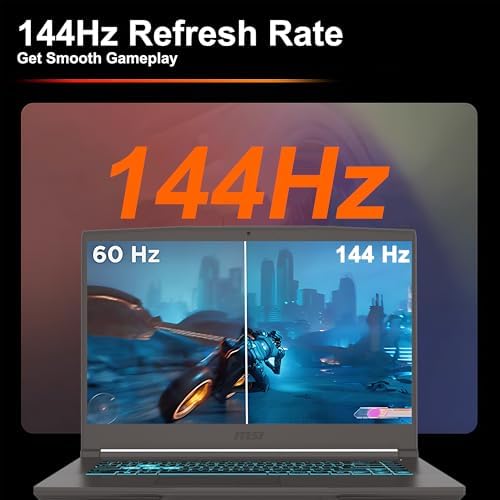 MSI Thin 15 Gaming Laptop 15 6 FHD IPS 144Hz Intel Octa core i5 13420H  Beats i7 12650H  16GB RAM 512GB SSD GeForce RTX 4060 Backlit USB C Win11 w/ICP Hub