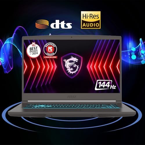 MSI Thin 15 Gaming Laptop 15 6 FHD IPS 144Hz Intel Octa core i5 13420H  Beats i7 12650H  16GB RAM 512GB SSD GeForce RTX 4060 Backlit USB C Win11 w/ICP Hub