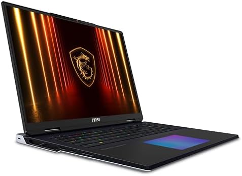 MSI Titan 18 HX AI A2XWJG 640CA 18 UHD  120Hz Mini LED Gaming Laptop  Intel  Core  Ultra 9 285HX  RTX 5090  64GB DDR5 Memory  2TB Gen5  2TB Gen4 2 NVMe SSD  Cherry Mechanical RGB KB  Win 11 Pro