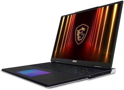 MSI Titan 18 HX AI A2XWJG 640CA 18 UHD  120Hz Mini LED Gaming Laptop  Intel  Core  Ultra 9 285HX  RTX 5090  64GB DDR5 Memory  2TB Gen5  2TB Gen4 2 NVMe SSD  Cherry Mechanical RGB KB  Win 11 Pro
