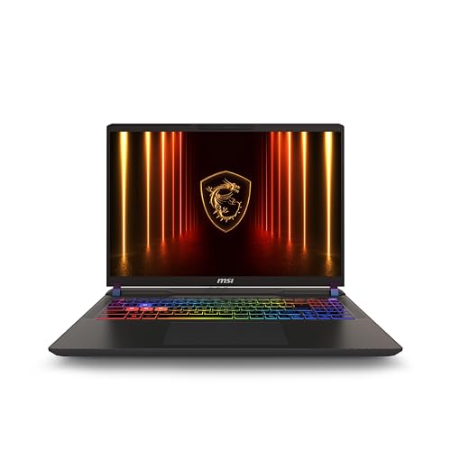 MSI Vector 16 HX AI 16  240Hz QHD  Gaming Laptop  Intel Core Ultra 9 275HX  NVIDIA Geforce RTX 5070Ti  32GB DDR5  2TB NVMe SSD  Thunderbolt 5  Wi Fi 7  Win 11 Pro  Cosmo Gray A2XWHG 060US