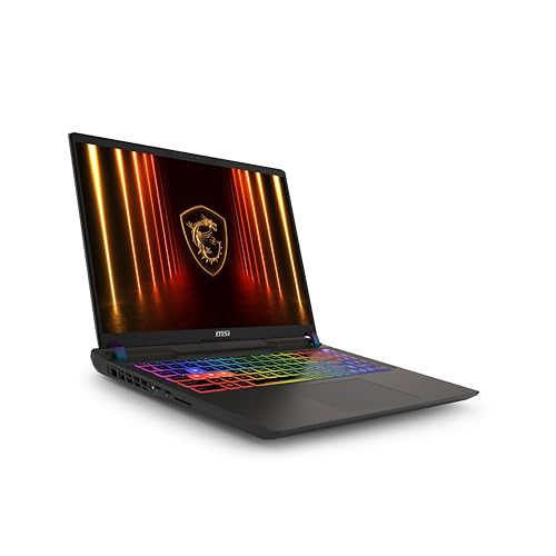 MSI Vector 16 HX AI 16  240Hz QHD  Gaming Laptop  Intel Core Ultra 9 275HX  NVIDIA Geforce RTX 5070Ti  32GB DDR5  2TB NVMe SSD  Thunderbolt 5  Wi Fi 7  Win 11 Pro  Cosmo Gray A2XWHG 060US